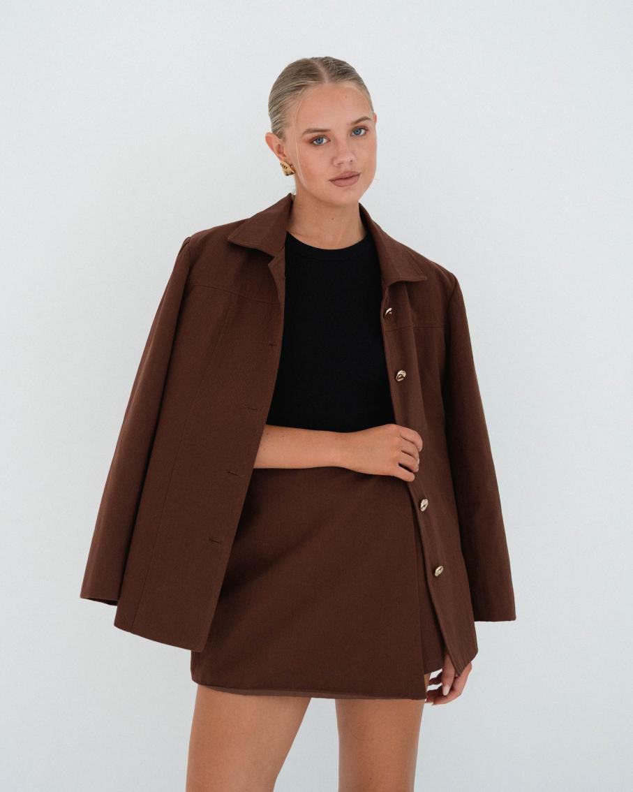 Silene Jacket - Chocolate