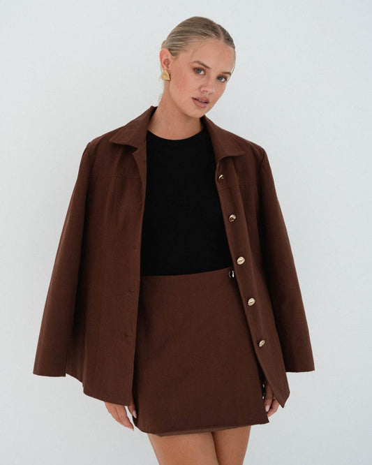 Silene Jacket - Chocolate