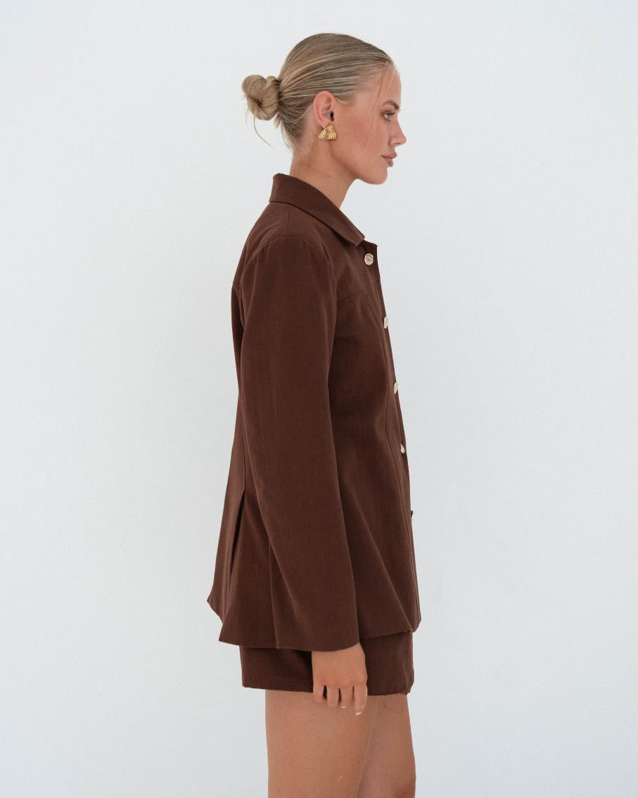 Silene Jacket - Chocolate