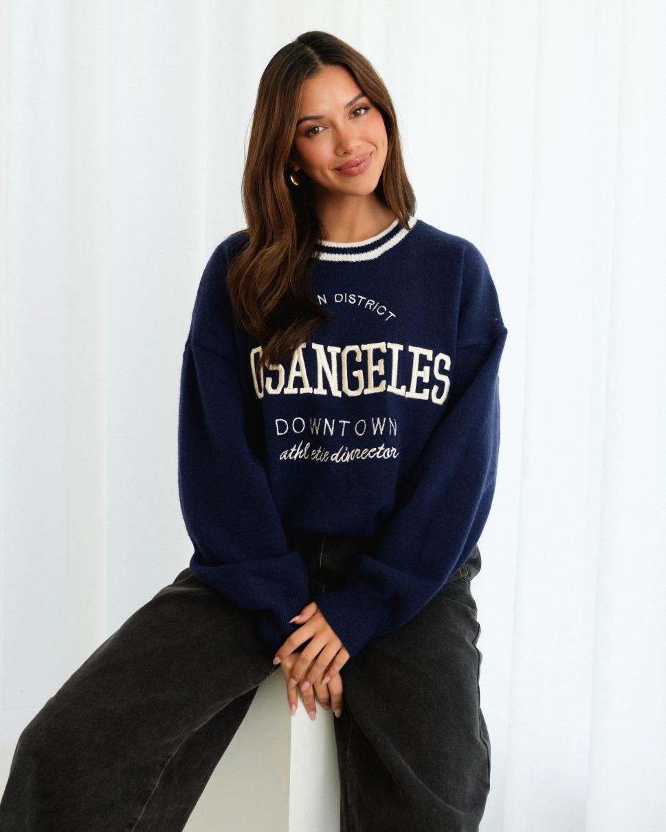 Asha Knit - Navy