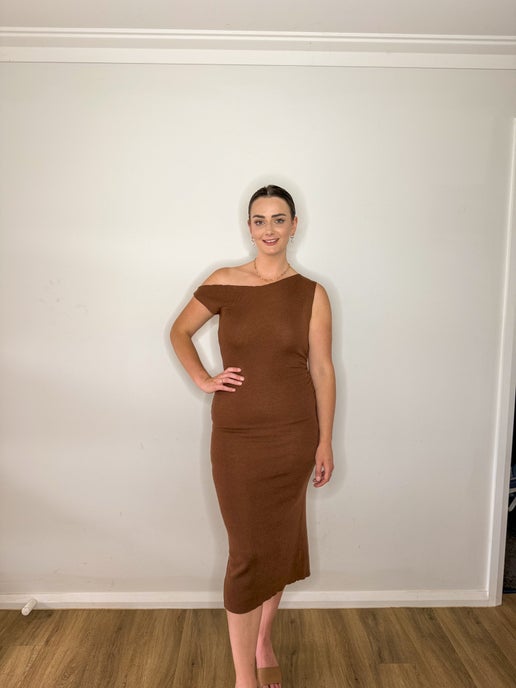 Bianca dress Chocolate