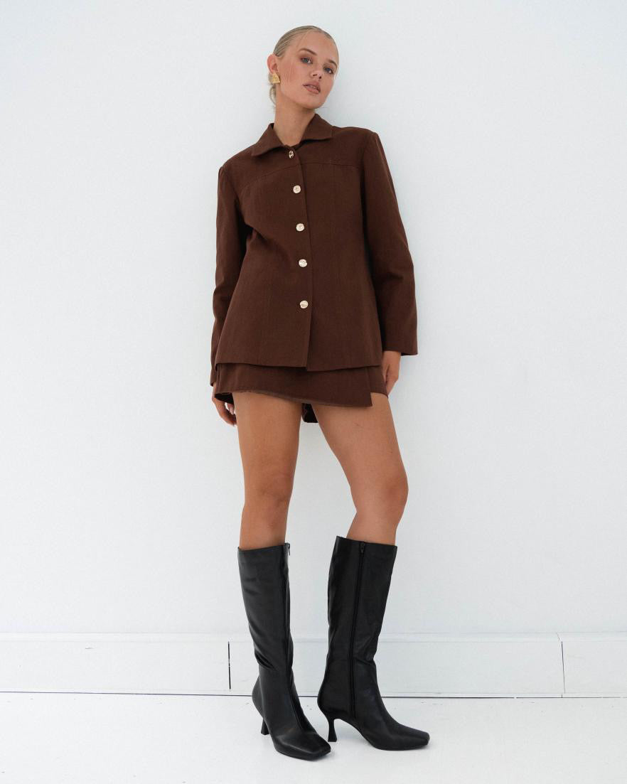 Silene Jacket - Chocolate