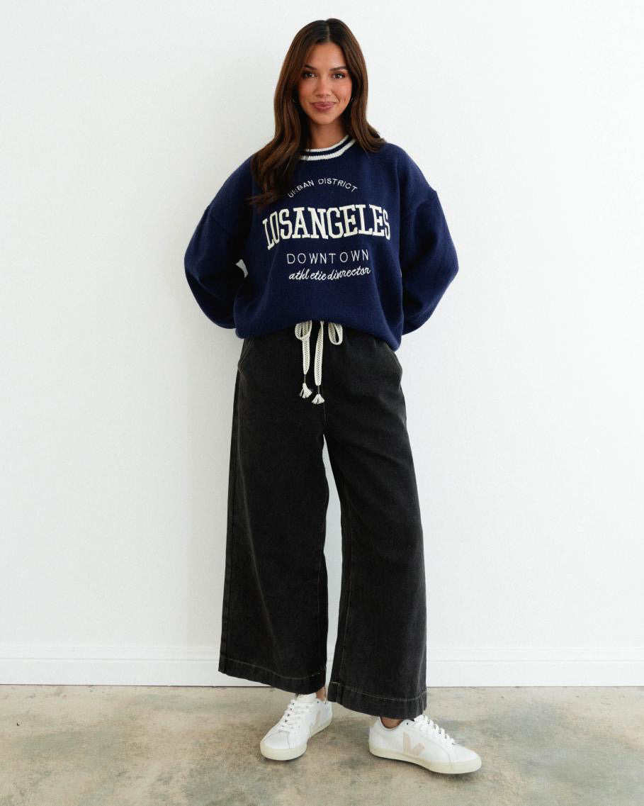 Asha Knit - Navy