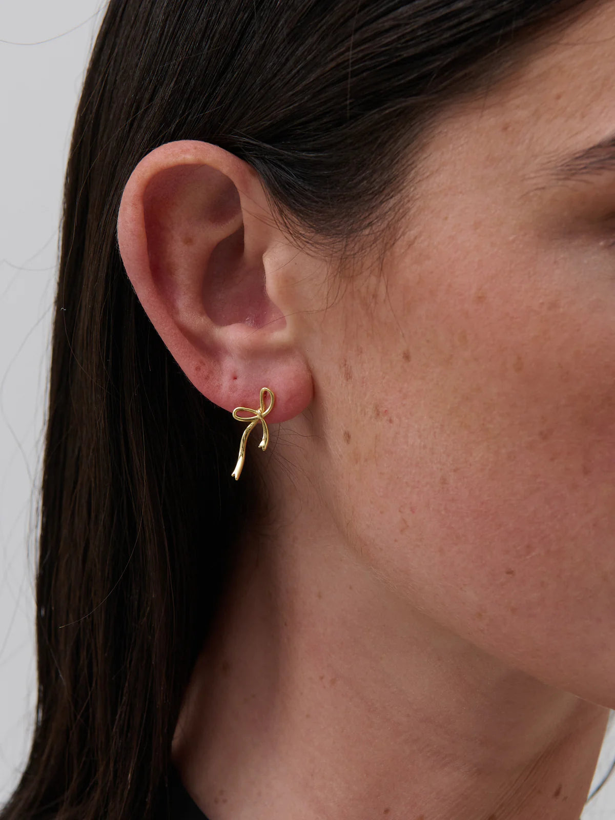 Maison Bow earring - Gold