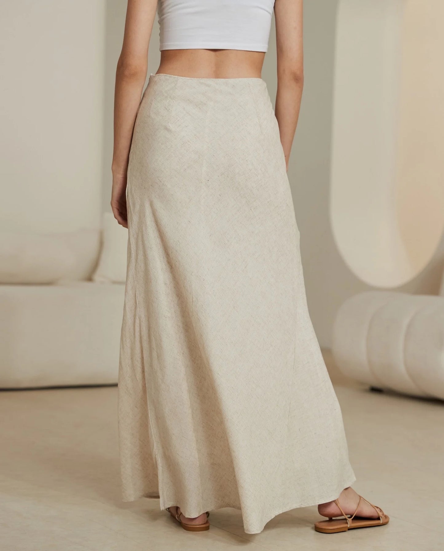 Haisley Maxi Skirt - Natural