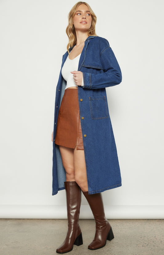 Olivia Denim Trench