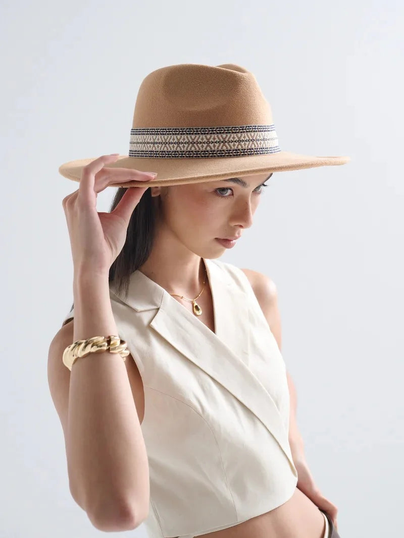 Inika Ribbon Trim Hat