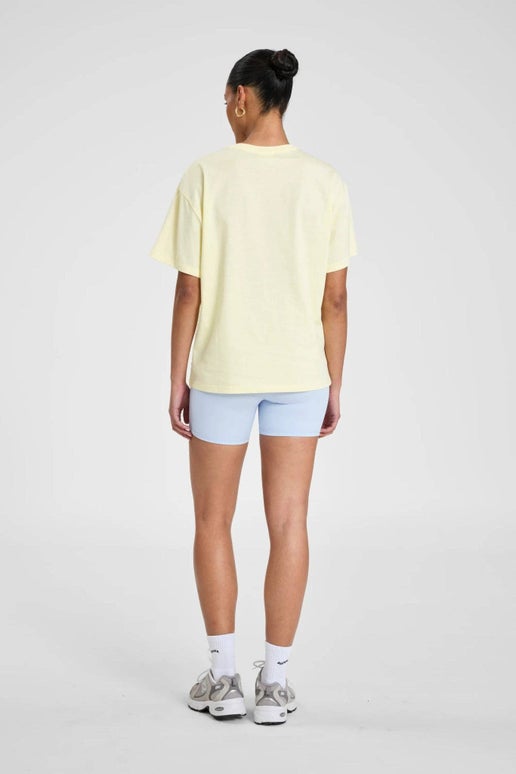 ALLFENIX Waves Logo Tee: Butter Yellow