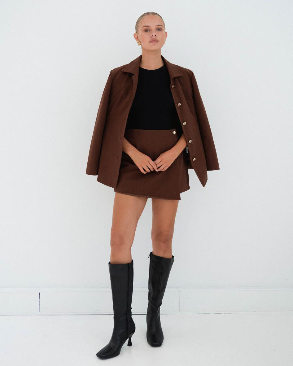 Silene Jacket - Chocolate