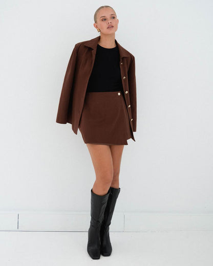 Silene Jacket - Chocolate