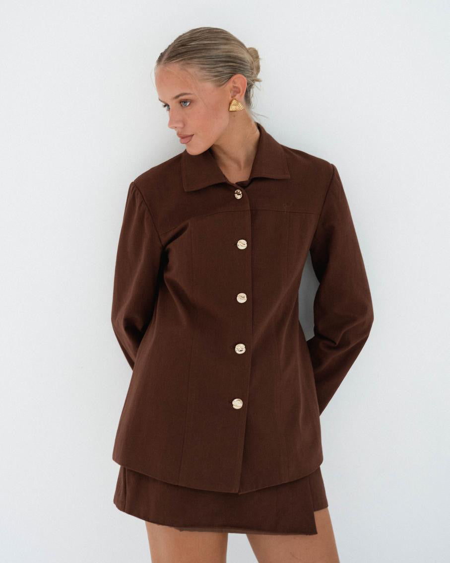 Silene Jacket - Chocolate