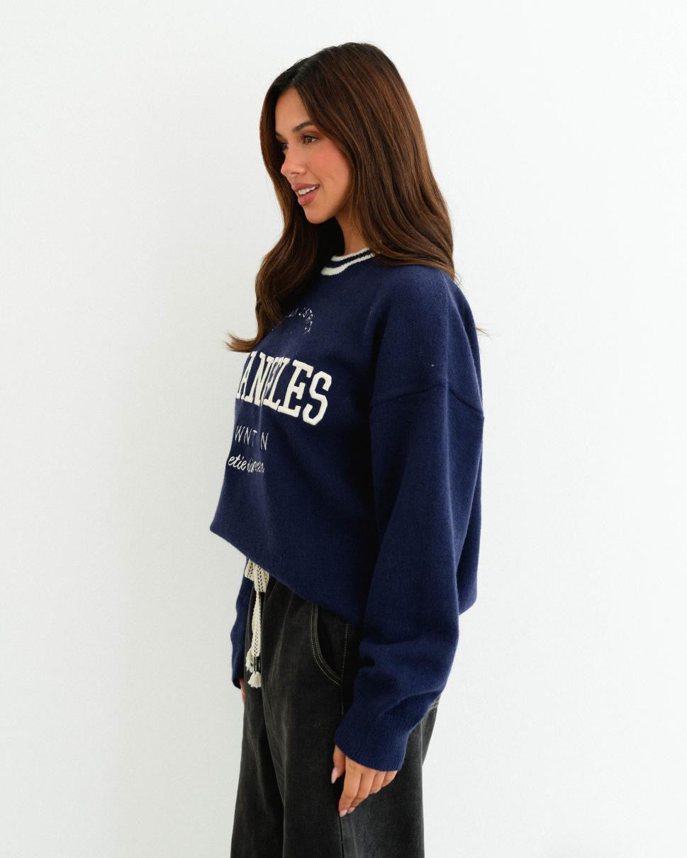 Asha Knit - Navy