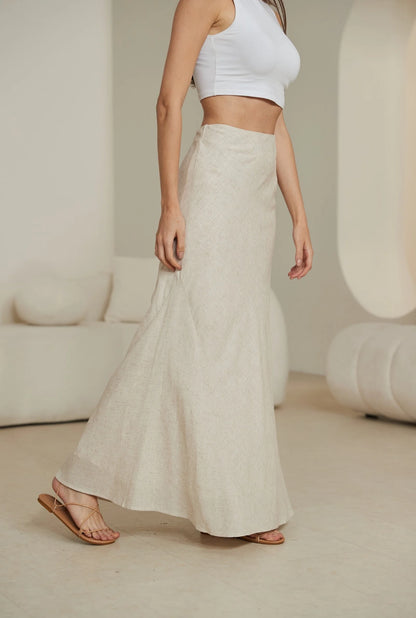 Haisley Maxi Skirt - Natural