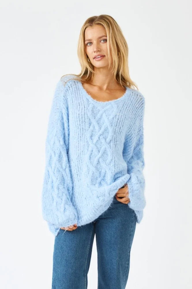 Nora Knit Blue