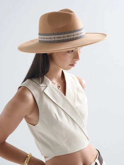 Inika Ribbon Trim Hat
